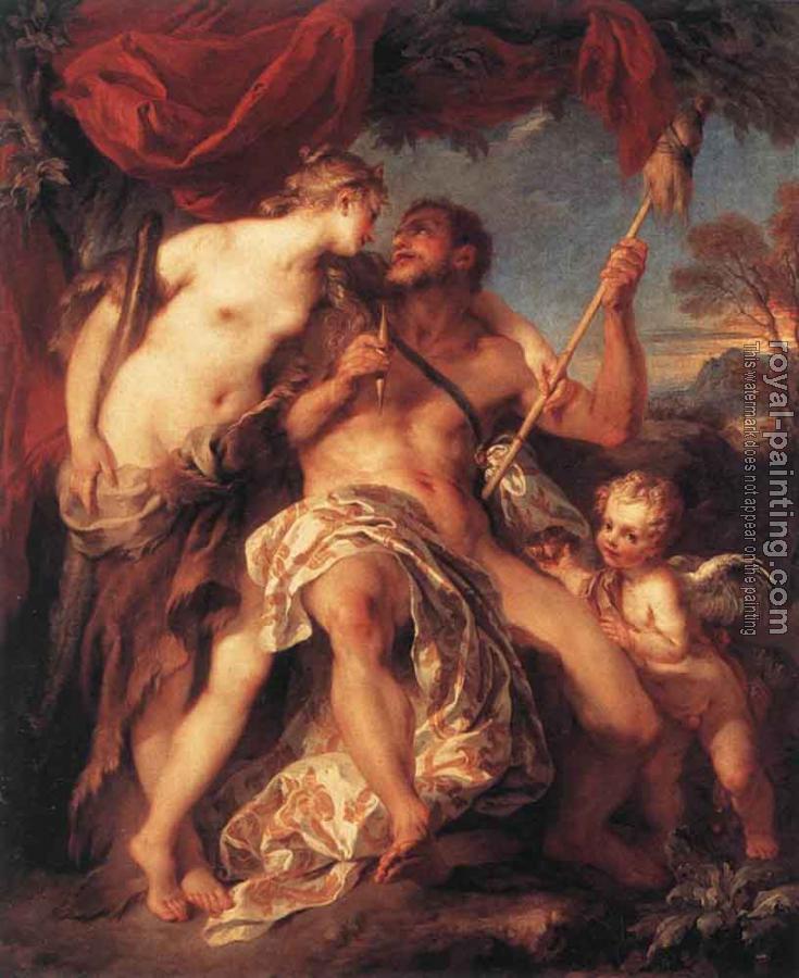 Francois Lemoyne : Hercules And Omphale Francois Lemoyne : Hercules And Omphale